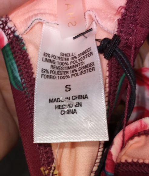 Shade & Shore wrap halter plum floral bikini set - Picture 12 of 12